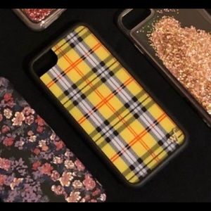 Yellow Plaid Wildflower Case